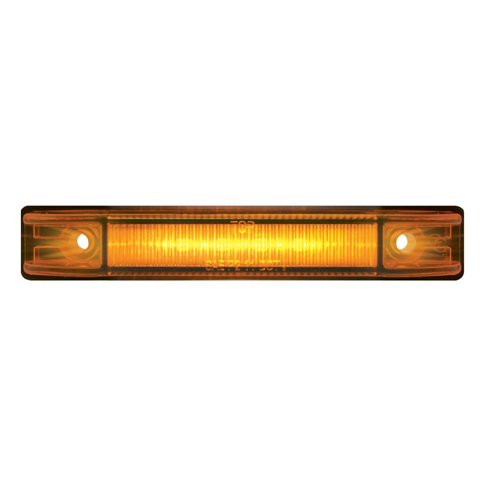 Gg Grand General 76220 4 Inches Thin Line Amber/Amber 6 Led Wide Angle Marker Light, 2 Inch