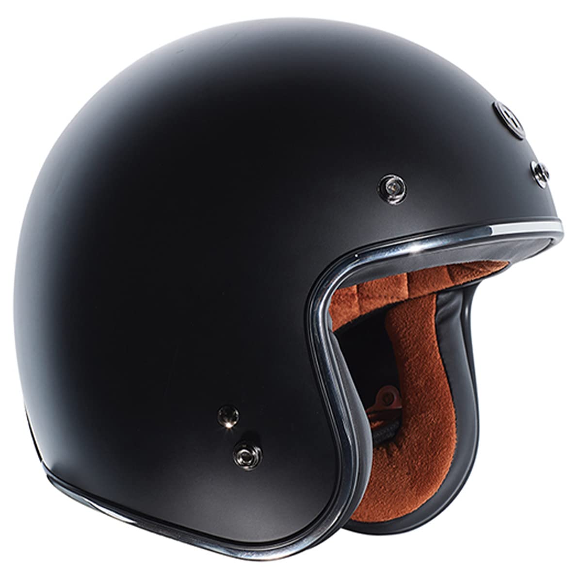 Torc Unisex-Adult Open Face Motorcycle Helmet (Flat Black Bones, X-Small)