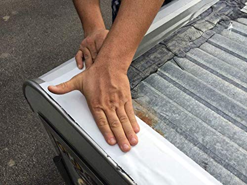 Multi-Purpose Rubberized Roofing And Waterproofing Tape Stops Leaks ! - Roof Rv Camper Awning Tarp Boat Repair - White 4In X 50