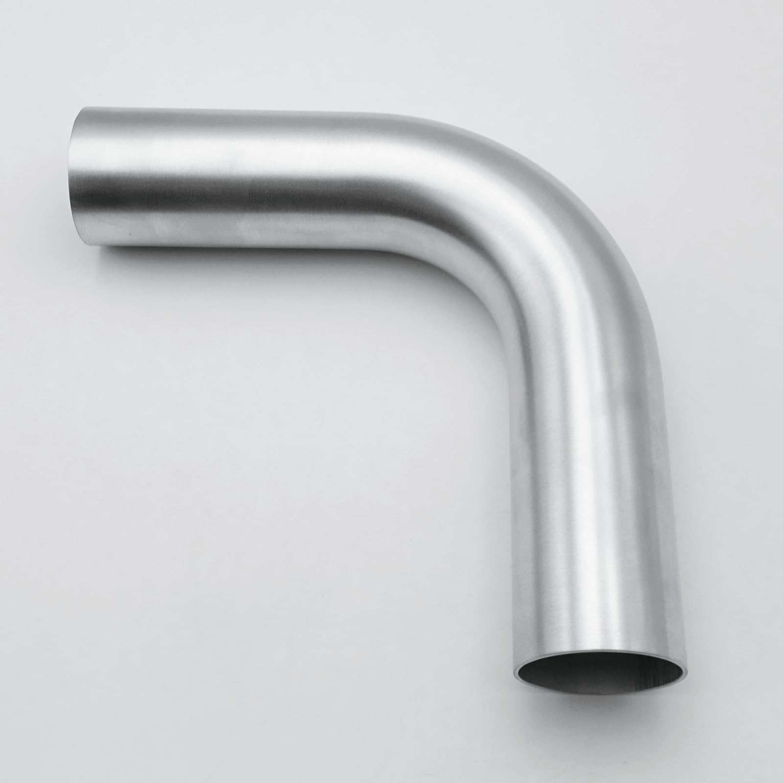 Ac Performance 2'' (51Mm) Od 90 Degree Aluminum Elbow Intercooler Pipe Air Intake Tube, 1.5D Radius, Brushed Finish