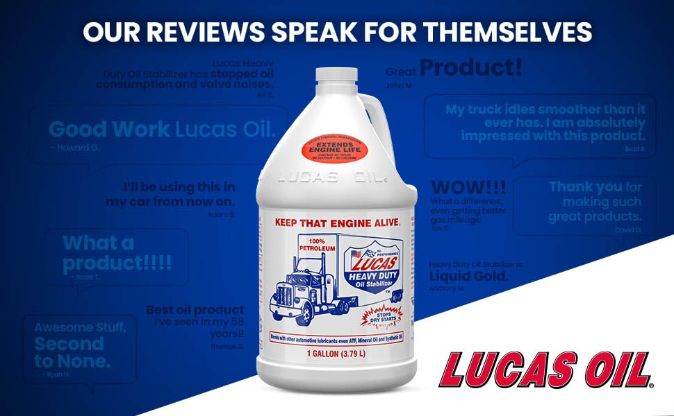 Lucas Oil 10002 H/D Oil Stabilizer 4 Pack /1 Gal