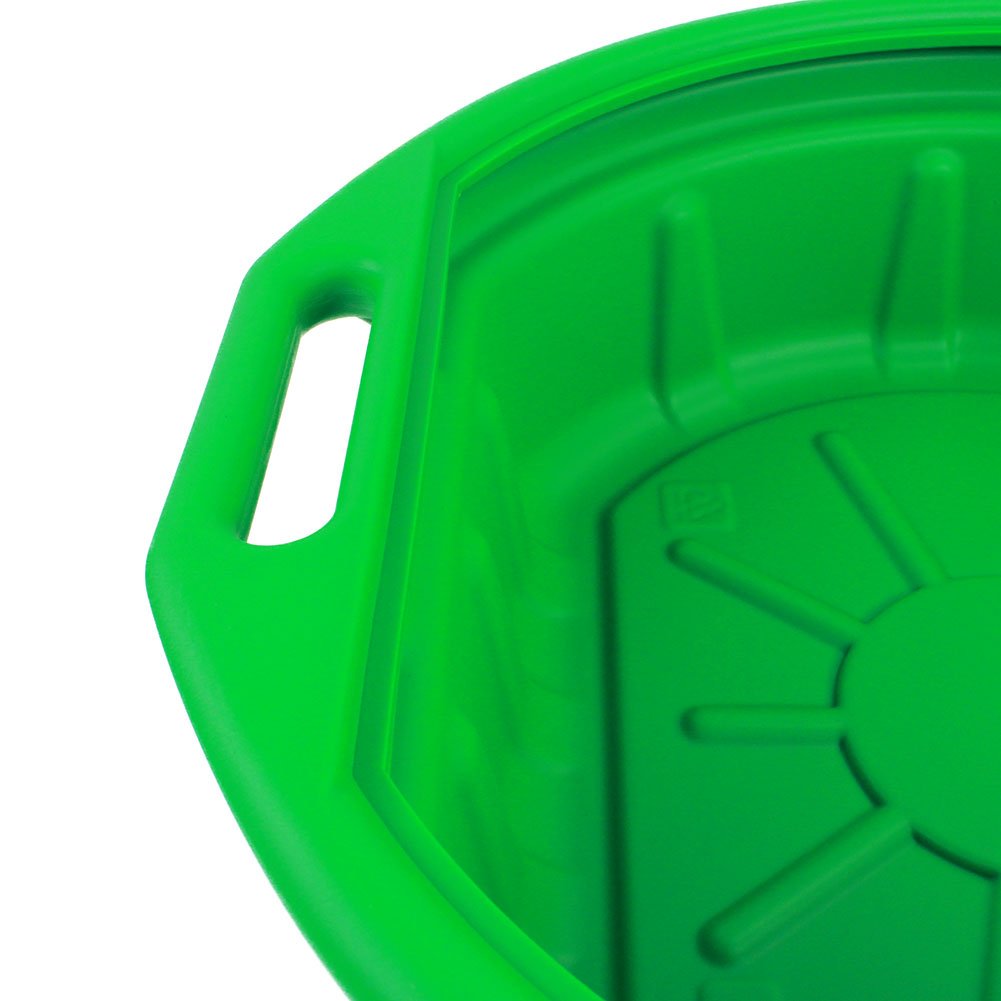 Capri Tools Cp21023 Portable Oil Drain Pan, Anti-Freeze, Green