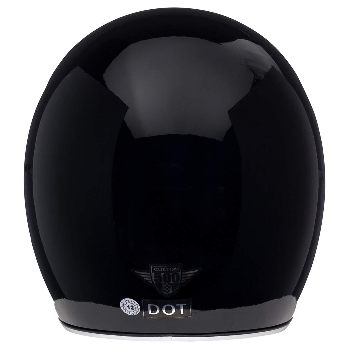 Bell Custom 500 Open-Face Motorcycle Helmet (Gloss Black - X-Large)