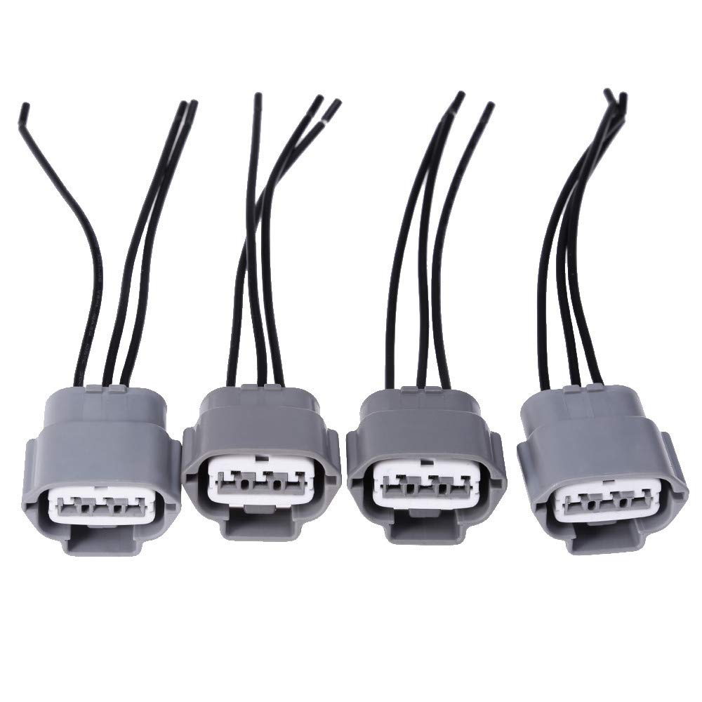 Ignition Coil Connector Plug Wiring Harness Pigtail Replacement For Nissan Altima 2007-2015 Nissan Sentra 2000-2012 (4-Pack)