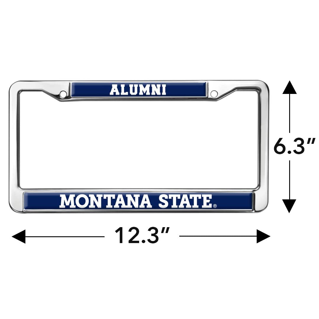 GRAPHICS & MORE Metal License Plate Frame - Montana State University Alumni, Full Size, One Size