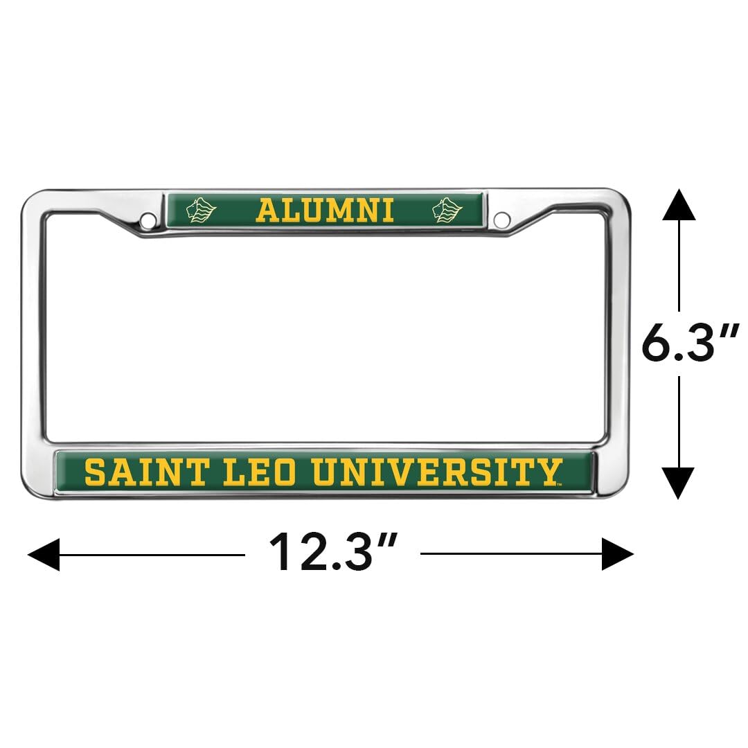 Saint Leo University Alumni Full Size Standard License Plate Metal Frame