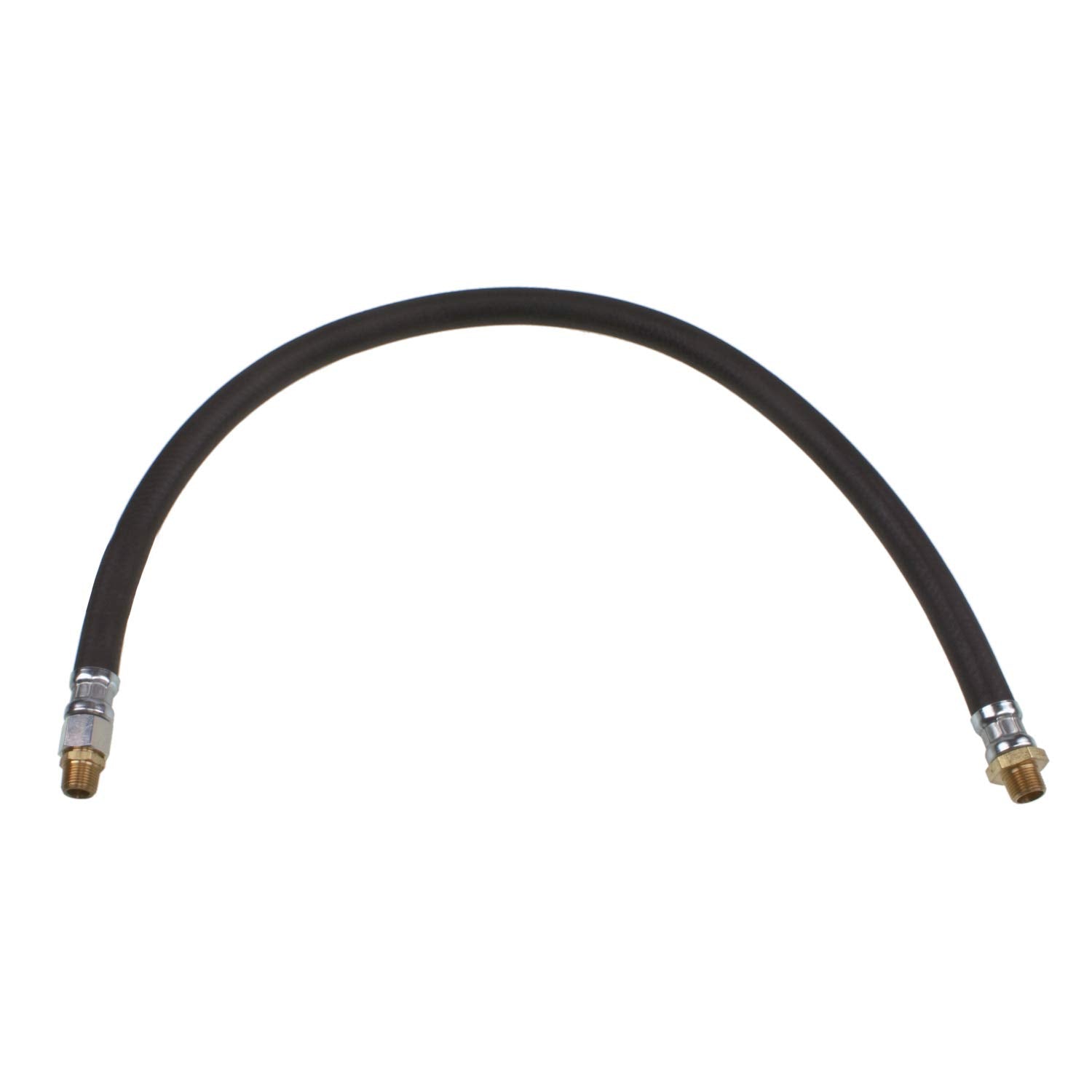 1/2' Air Hose Assembly - 32' - 3/8'-18 (1 Fixed & 1 Swivel) - Max Op 225 Psi