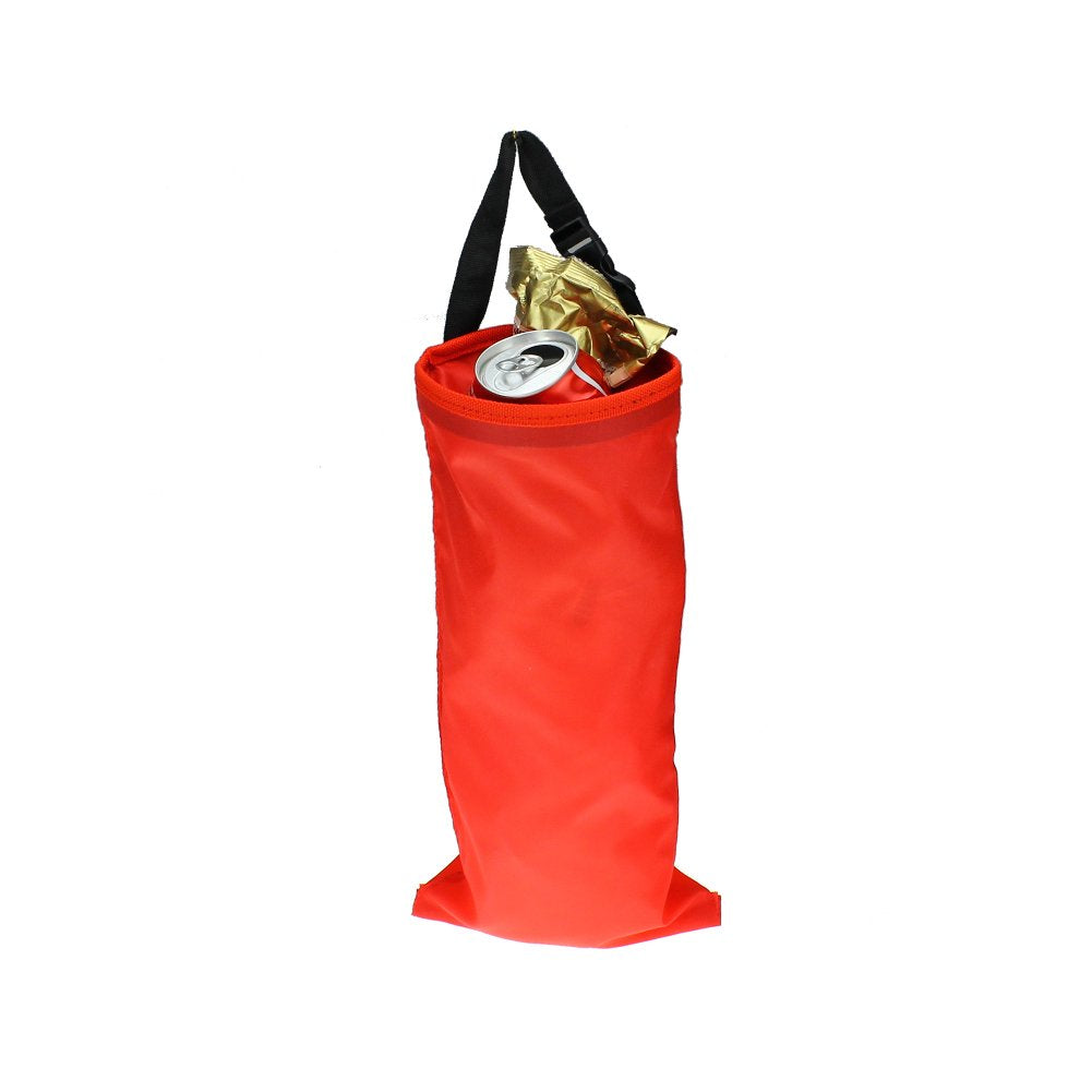 Encell Black Auto Seat Back Litter Bag Trash Keeper Red