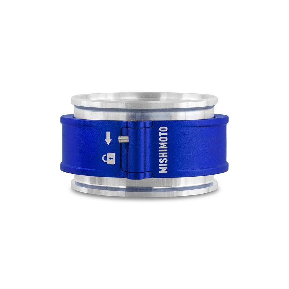 Mishimoto Mmclamp-Qd-30Bl Quick Release Clamp Assembly, 3'' Blue