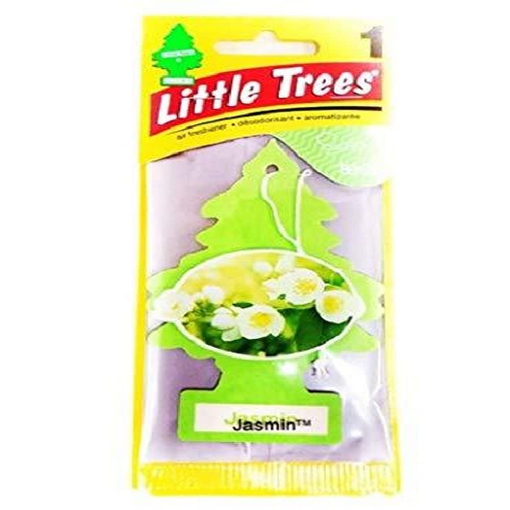 Little Trees Car Air Freshener Hanging Paper Tree For Home Or Car , ''Lime Green    , Jasmin Scent