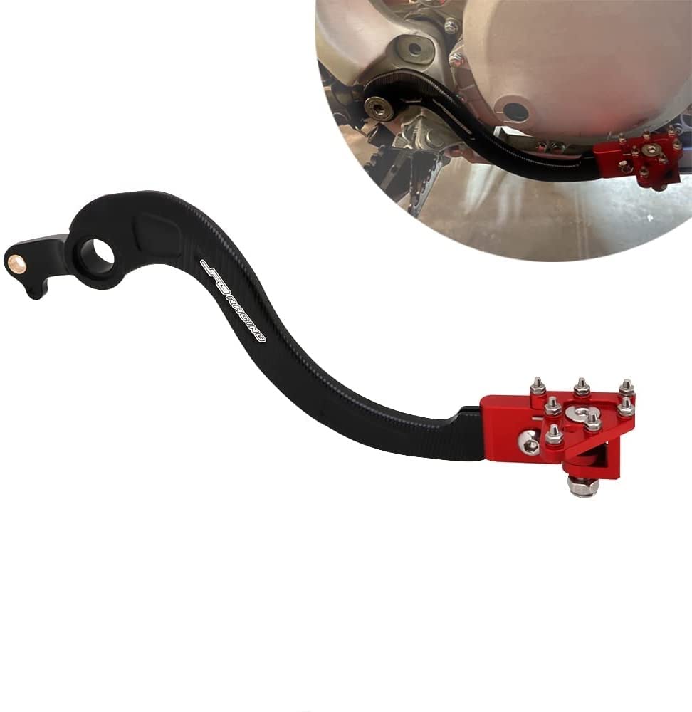 Jfg Racing Rear Brake Foot Pedal Lever For Crf250R 2004-2023/ Crf450R 2005-2023/ Crf450Rx 2017-2023/ Crf250Rx 2019-2023 Red