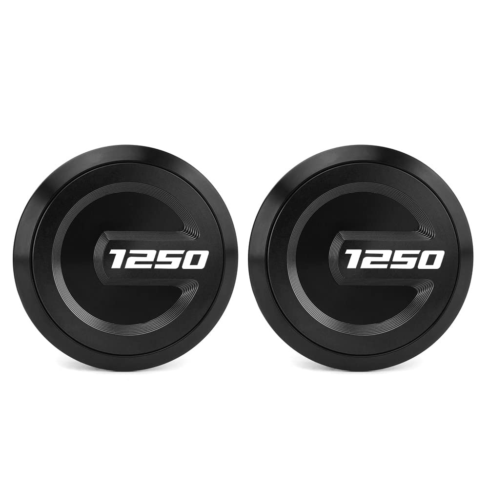Modeer For Bmw R1250Gs Adventure R1250Hp R1250Rt 2018-2022 Motorcycle Decor Accessories Cnc Aluminum Swingarm Frame Hole Caps Cover Plug Set R 1250 Gs Adv Gsa R1250Gsa (Black*2)