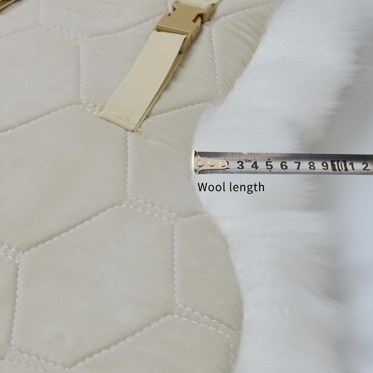 Gracefur Genuine Australia Sheepskin Car Seat Cover Luxury Long Wool Front Seat Covers Fits Most Car, Truck, Suv, Or Van 1 Piece