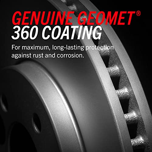 Power Stop Jbr1571Evc Front Evolution Geomet Coated Brake Rotor For Honda Accord 2013-2022, Honda Civic 2015 [Model Specific]