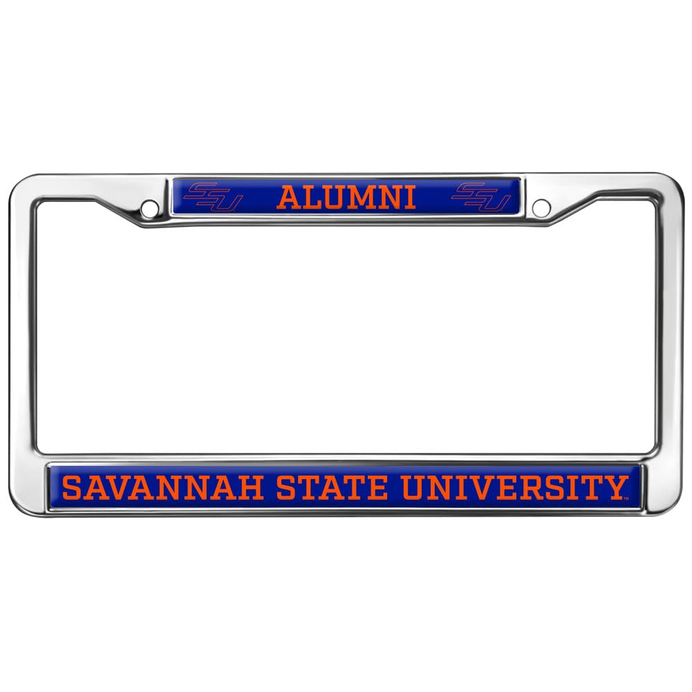 Savannah State University Alumni Full Size Standard License Plate Metal Frame