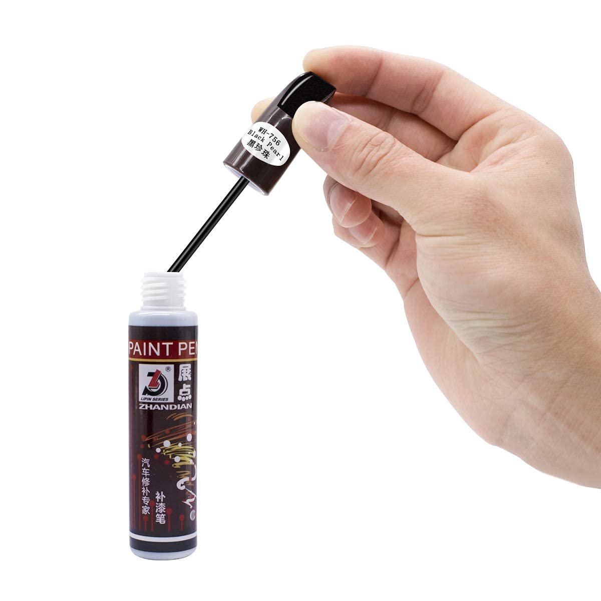 Fill Paint Pen Car Scratch Repair Black Touch Up Paint Special-Purpose Paint Touch-Up Pen Multi-Color Optional For Various Cars (Silver Black)