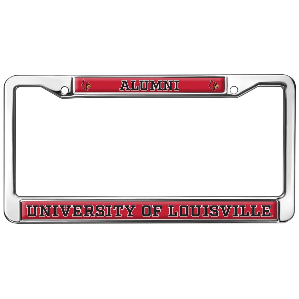 University of Louisville Alumni Logo Full Size Standard License Plate Metal Frame