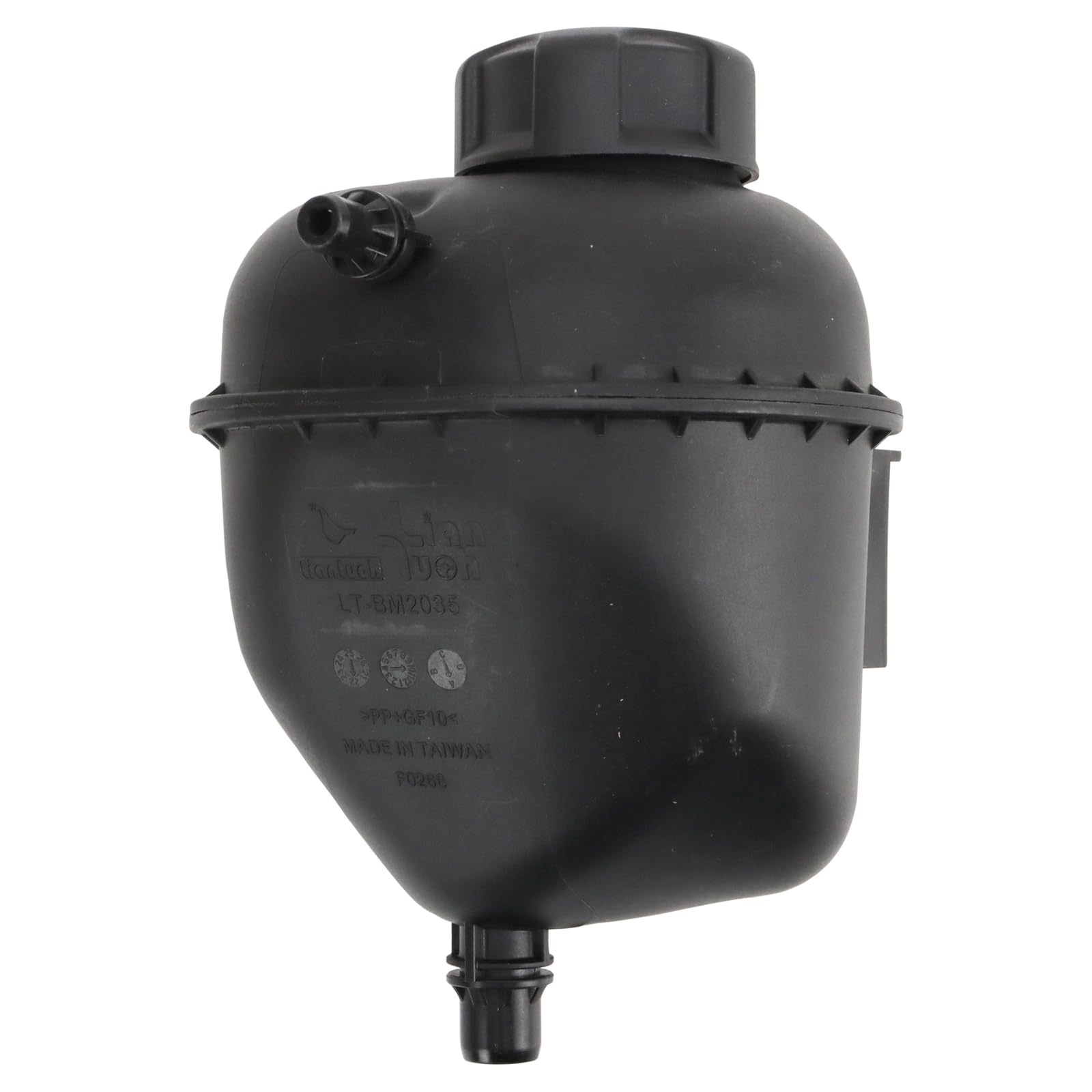 TRQ Radiator Coolant Reservoir Expansion Tank for BMW X3/X4/X5/X6/X7 (2018-2023) - Plastic, Model ECA81887