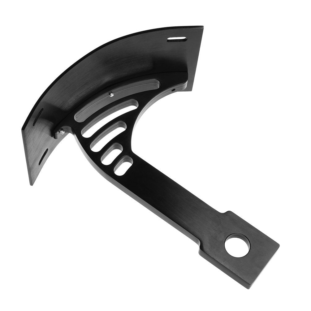 SUNPIE Motorcycle License Plate Bracket - Black Aluminum Side Mount, Mo-mount, Fits All Sport Bikes