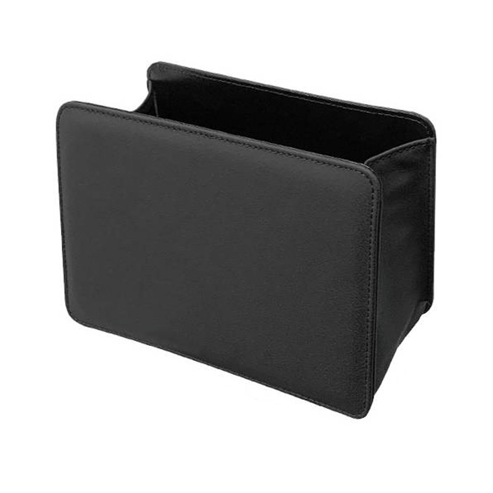 Merishopp Car Trash Can Car Dustbin Portable Car Storage Box for Trucks Auto s Black