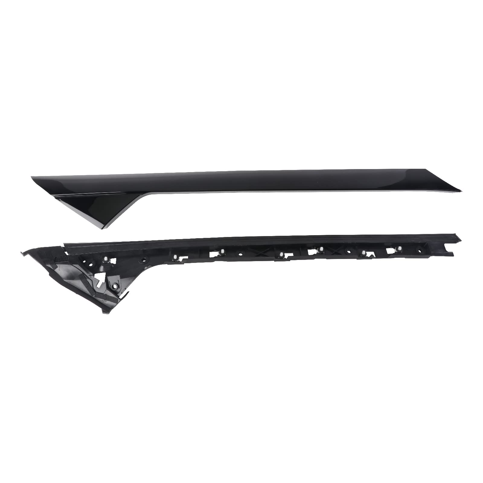 Dolksn A-Pillar Front Molding Windshield Outer Trim W/Side Tape Fit For 2011-2019 Ford Explorer 4 Door Utility Bb5Z7803136Aa Bb5Z7803136Ab Passenger Side (Right)