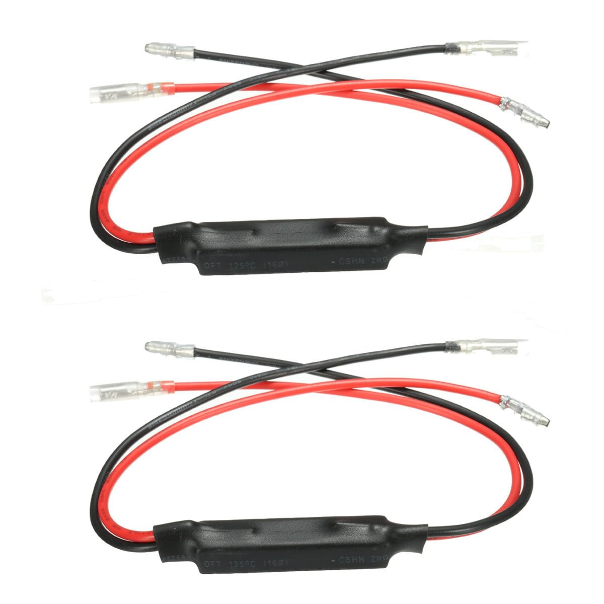 Besulen 4Pcs Motorcycle Resistor, 12V 10W Turn Signal Led Load Resistor Flash Blinker Fix Error, Universal Led Indicator Adapter
