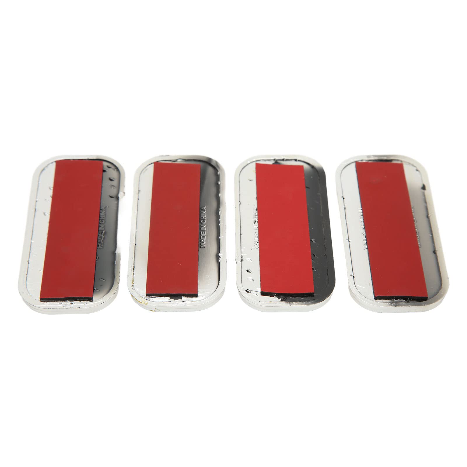 4pcs Rectangular Reflector Safety, KIMISS Universal Stick on Reflective Sticker Reflector holder High Visibility for Car Motorcy