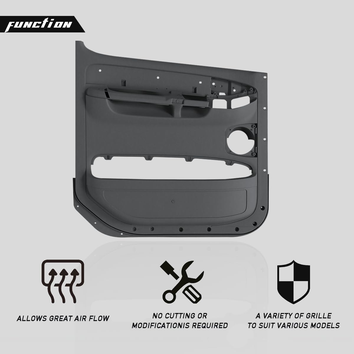 Left Cab Door Panel for Freightliner 1996-2010 Freightliner Century Columbia Trucks