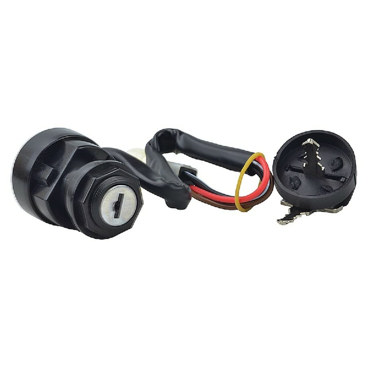 New Ignition Key Switch Compatible With/Replacement For Yamaha Moto 4 Yfm80 Yfm 80 Quad Atv 1986 1987 1988 2Fj-82510-02-00 4 Terminals, 2 Positions