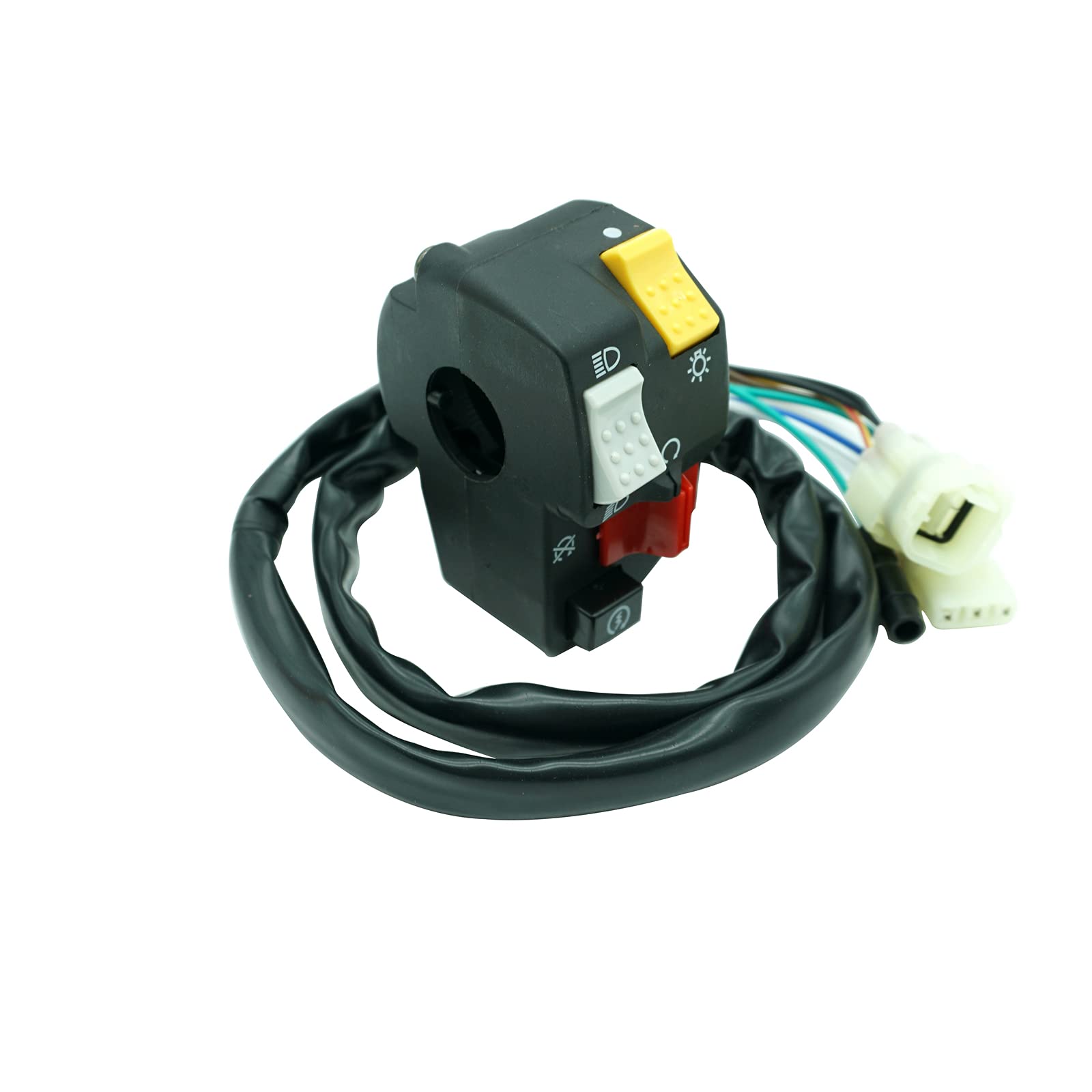 M MATI Left Handlebar Start Kill Stop Headlight Switch for Honda TRX250 TRX250EX 2006-2007, Model 35200-HN6-A31, Black