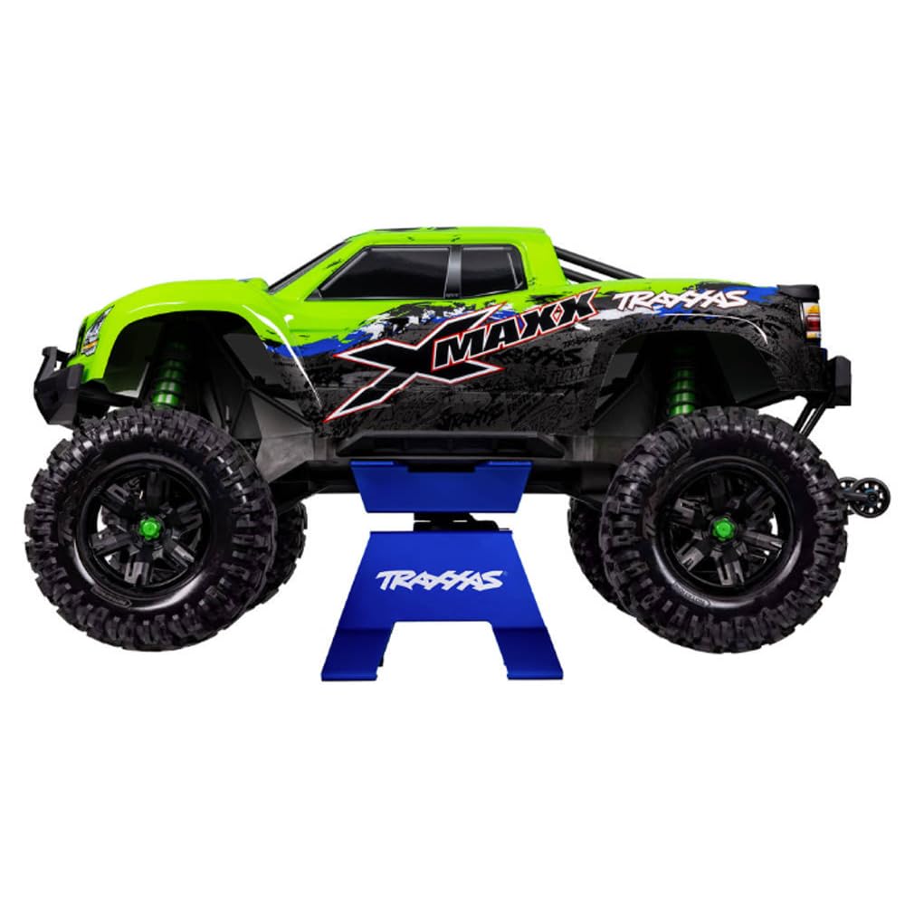 Traxxas 8797 Blue Aluminum X-Truck Stand For X-Maxx And Xrt