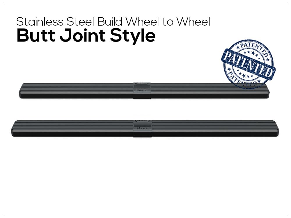 Aps Wheel To Wheel Running Boards 5-Inch Compatible With Ram 1500 2019-2025 Crew Cab 6.5Ft Bed (Exclude 19-24 Ram 1500 Classic)
