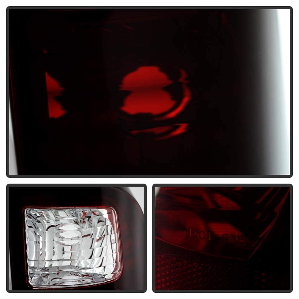Acanii - For Dark Tinted 2008-2016 Ford F250 F350 F450 F550 Super Duty Tail Lights Left+Right