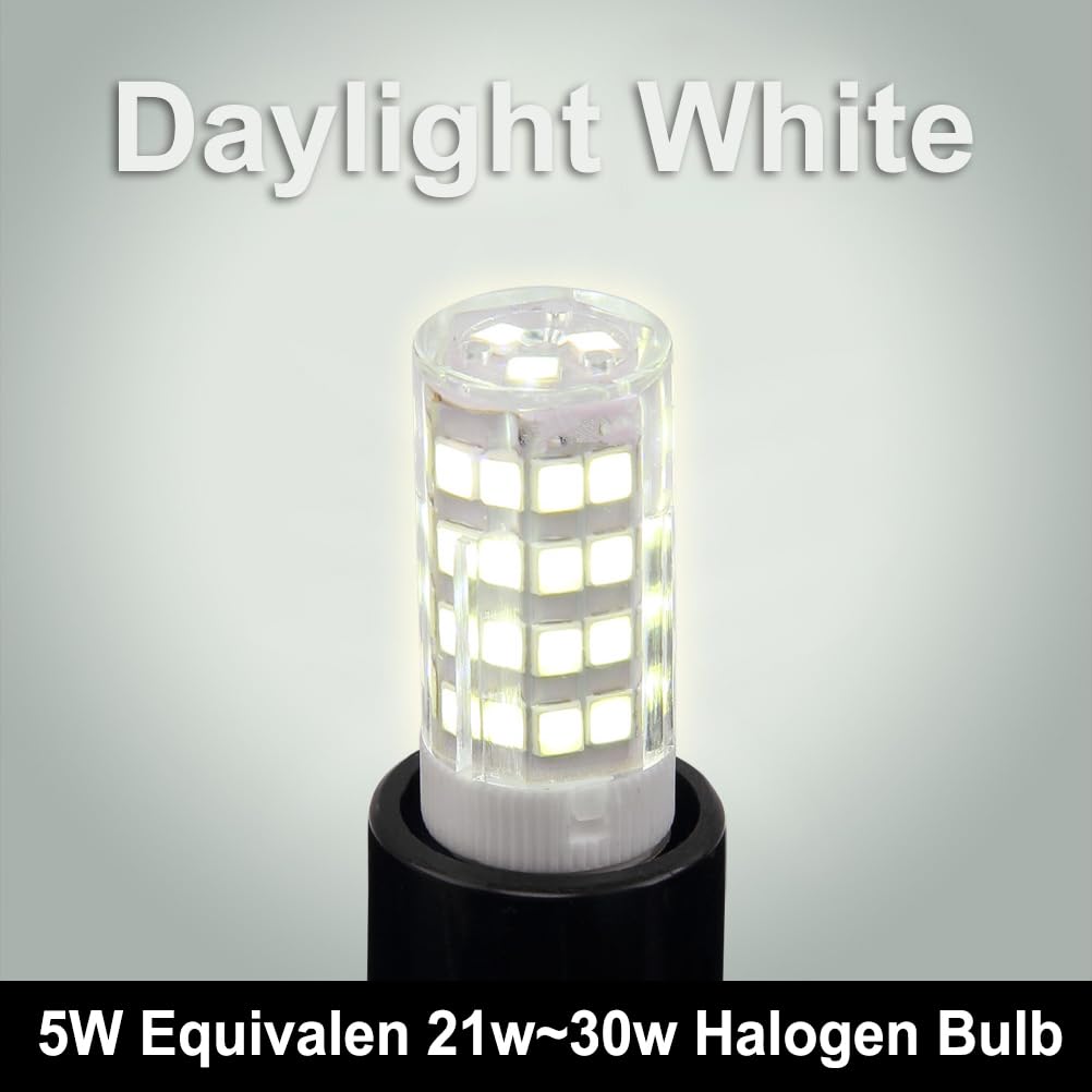 HRYSPN 1156 LED Bulb 12V/24V, BA15S Bayonet Base, Daylight White 6000K, Ceramic, 53*18MM, Ideal