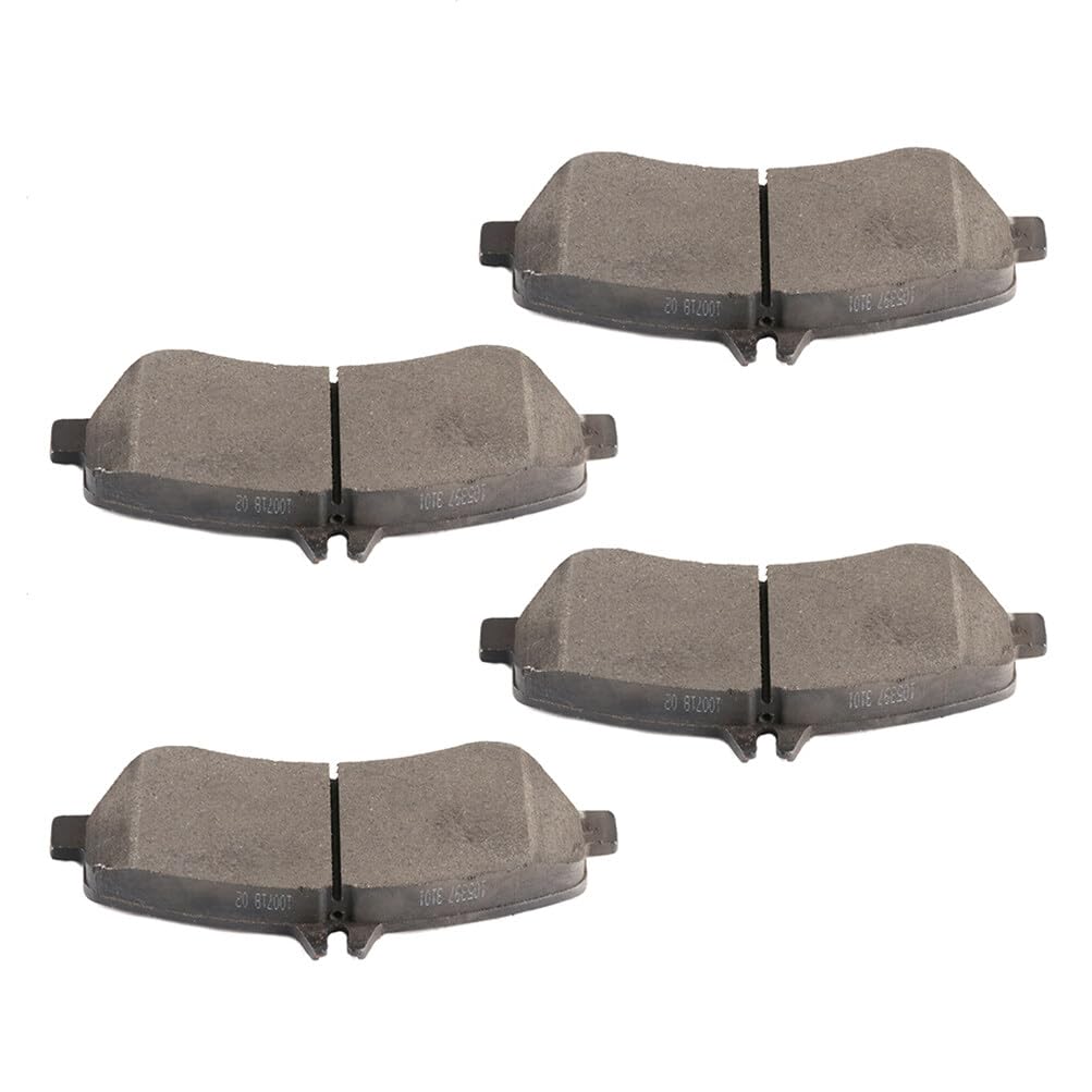 Cciyu D1406 Front Semi-Metallic Disc Brake Pads Kit For Mercedes-Benz Glk250 2013-2015,For Mercedes-Benz Glk350 2010-2015 4Pcs