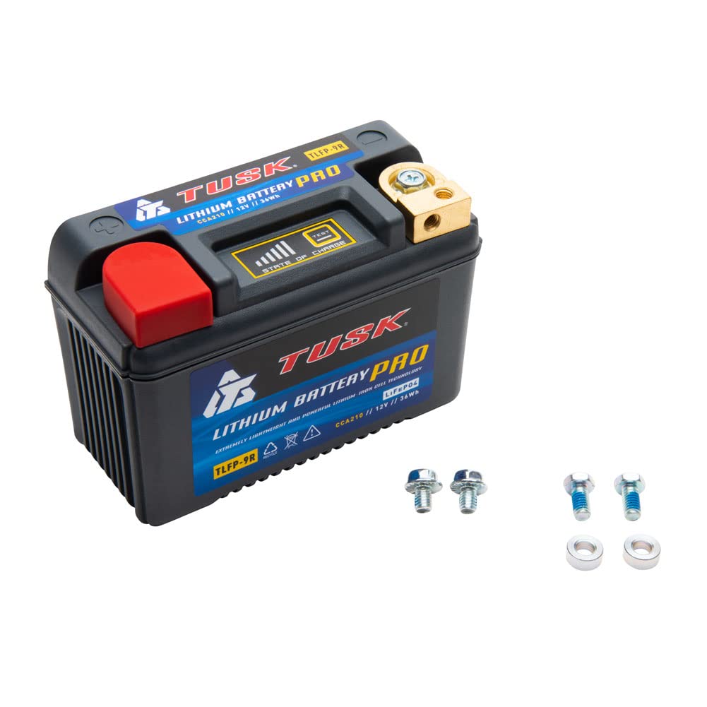 Tusk Lithium Pro Battery Tlfp-9R For Kawasaki Ninja Zx-6R 1998-2022