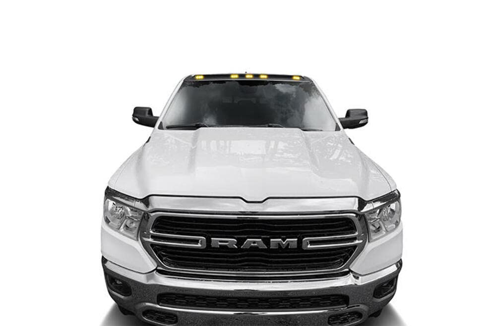 Auto Ventshade [Avs] Aerocab / Marker Light | Fits 2019 - 2024 Chevrolet Silverado 1500, Color Match-Summit White, 1 Pc. | Summit White - 698168-Gaz