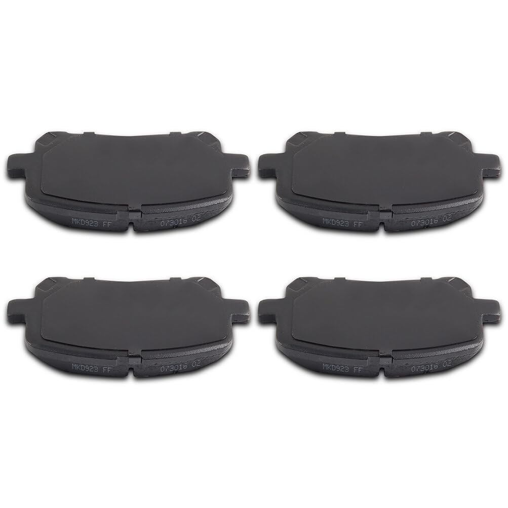 Eccpp D923-7824 Front Semi Metallic Disc Brake Pad Set Fit For Pontiac Vibe 2003-2008,For Toyota Corolla 2003-2008,For Toyota Ma