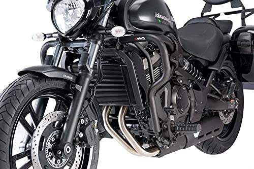 Puig Engine Guards 8544N for Kawasaki Vulcan S/Cafe 15-18, Black Steel