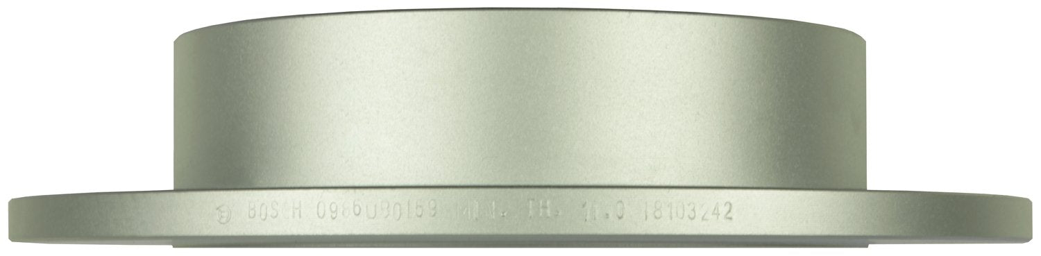 BOSCH 16010162 QuietCast Premium Disc Brake Rotor - Compatible with Select Jeep Liberty, TJ, Wrangler; REAR - Single