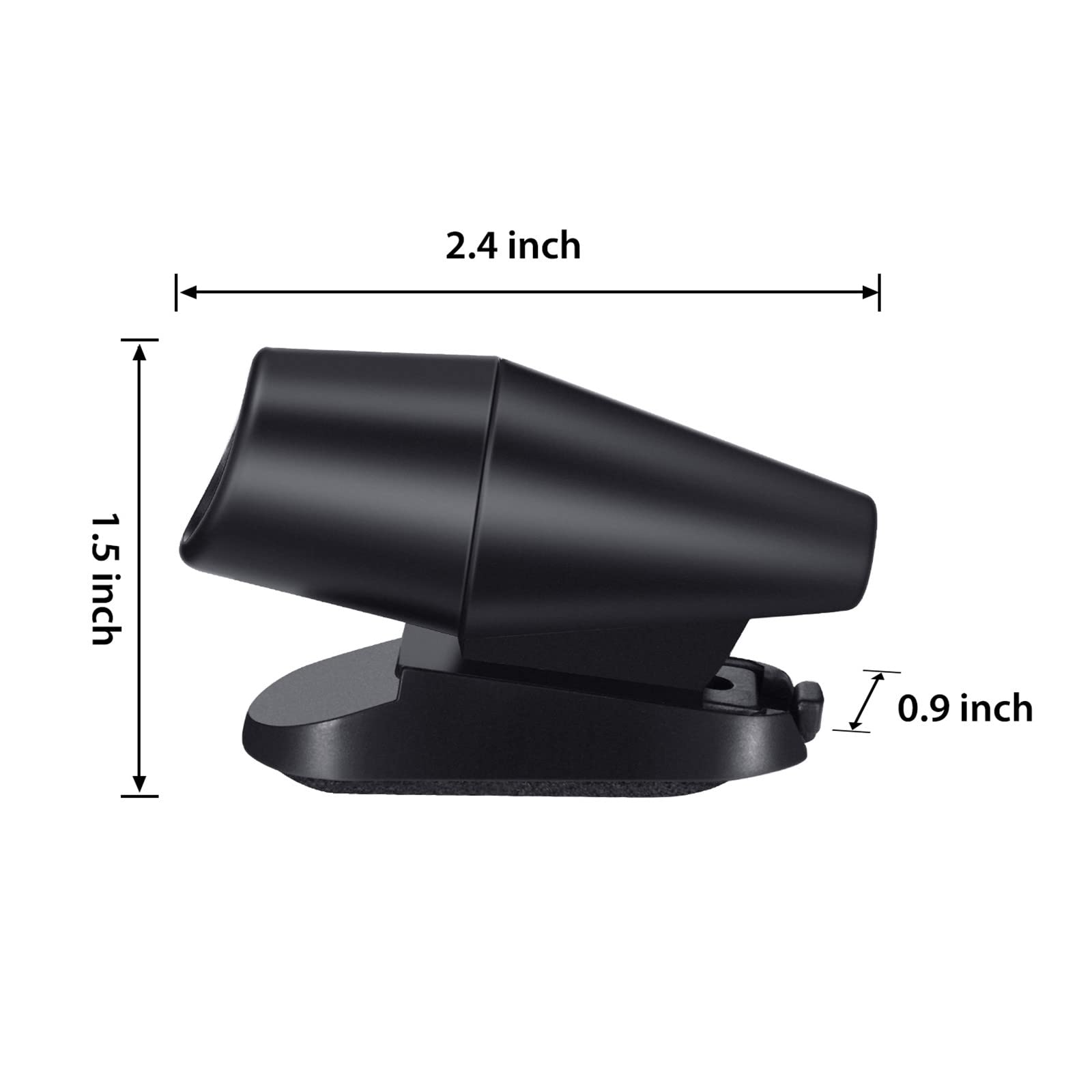 Frienda Deer Whistles - 10 Pack Car Animal Alert Devices, Black, Classic Style, Model Frienda-Deer Whistle-03