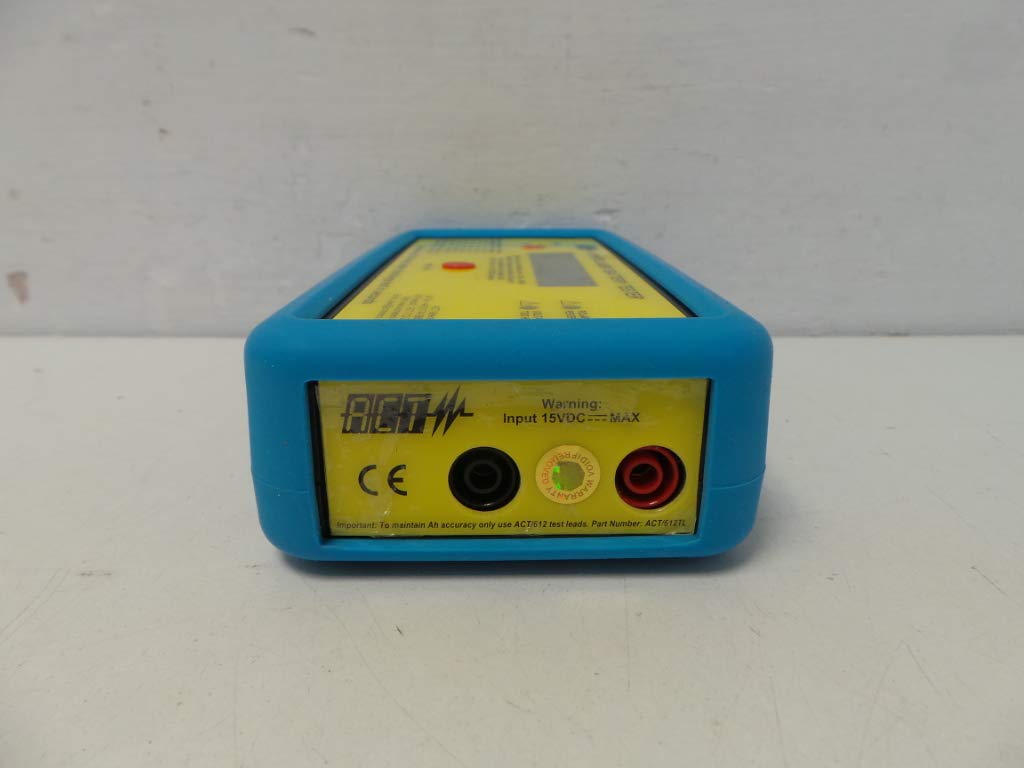 ACT Meters ACT 612 Intelligent Lead Acid Battery Tester for SLA, Gel & Flooded Batteries - Gold