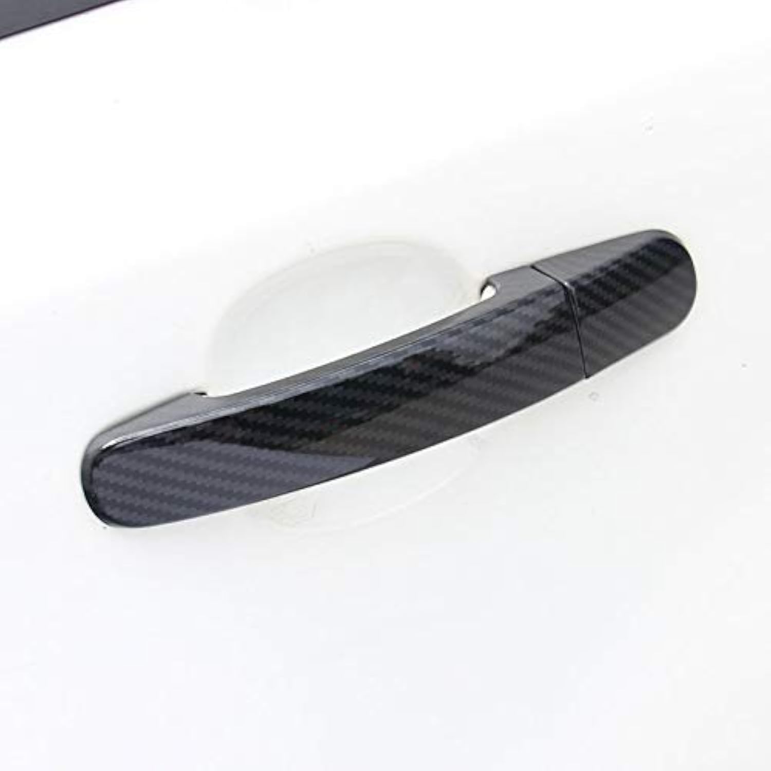 Sport Style Carbon Fiber Print Door Handle Cover Trim For Ford Focus Mk3 2012-2018 Escape 2013-2018 (No Keyless Holes)