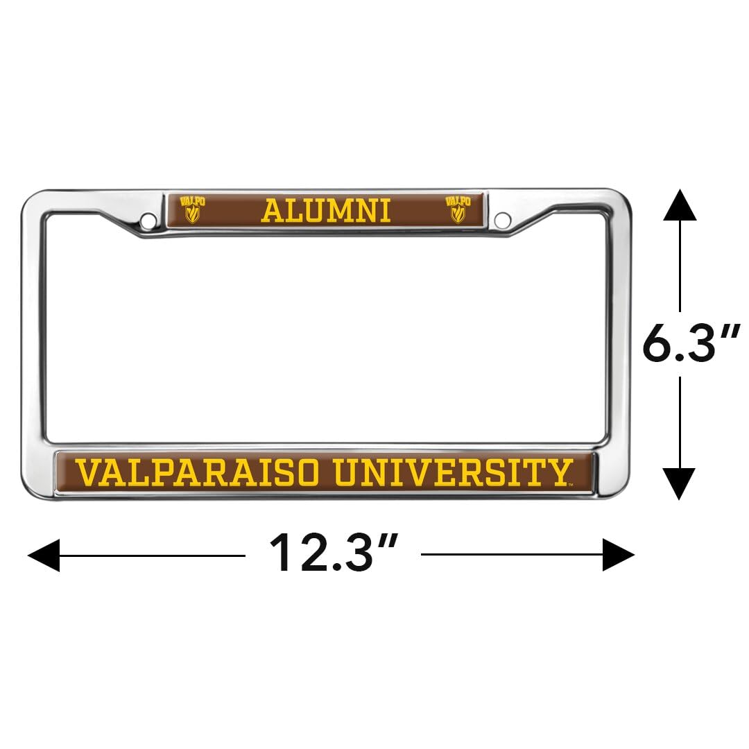 Valparaiso University Alumni Full Size Standard License Plate Metal Frame
