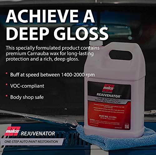 Malco Paint Rejuvenator - Automotive Paint Restoration & Clear Coat, 32 Fl Oz, Clear, Model 111732