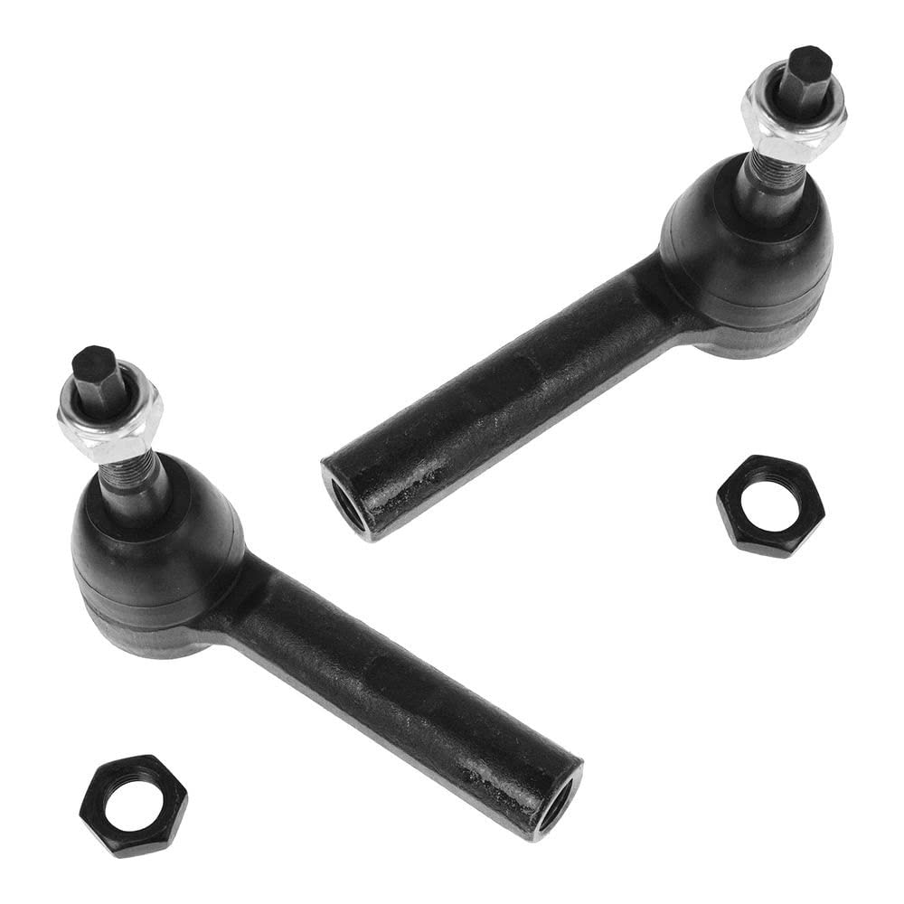 TRQ Front Outer Tie Rod Set Compatible with 2000-2004 Dodge Dakota 2000-2003 Durango