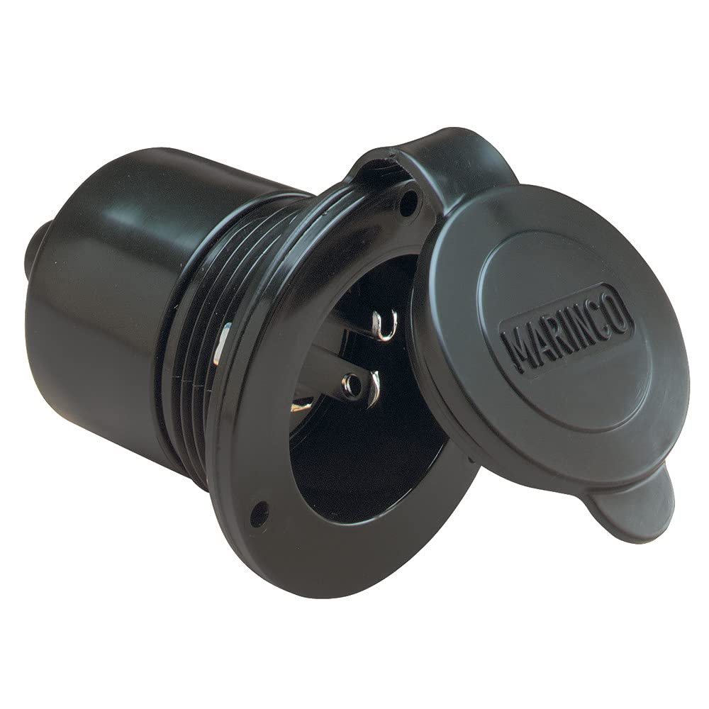 Parkpower By Marinco 150Bbi.Rv Rv Inlet, 15A, 125V, Black