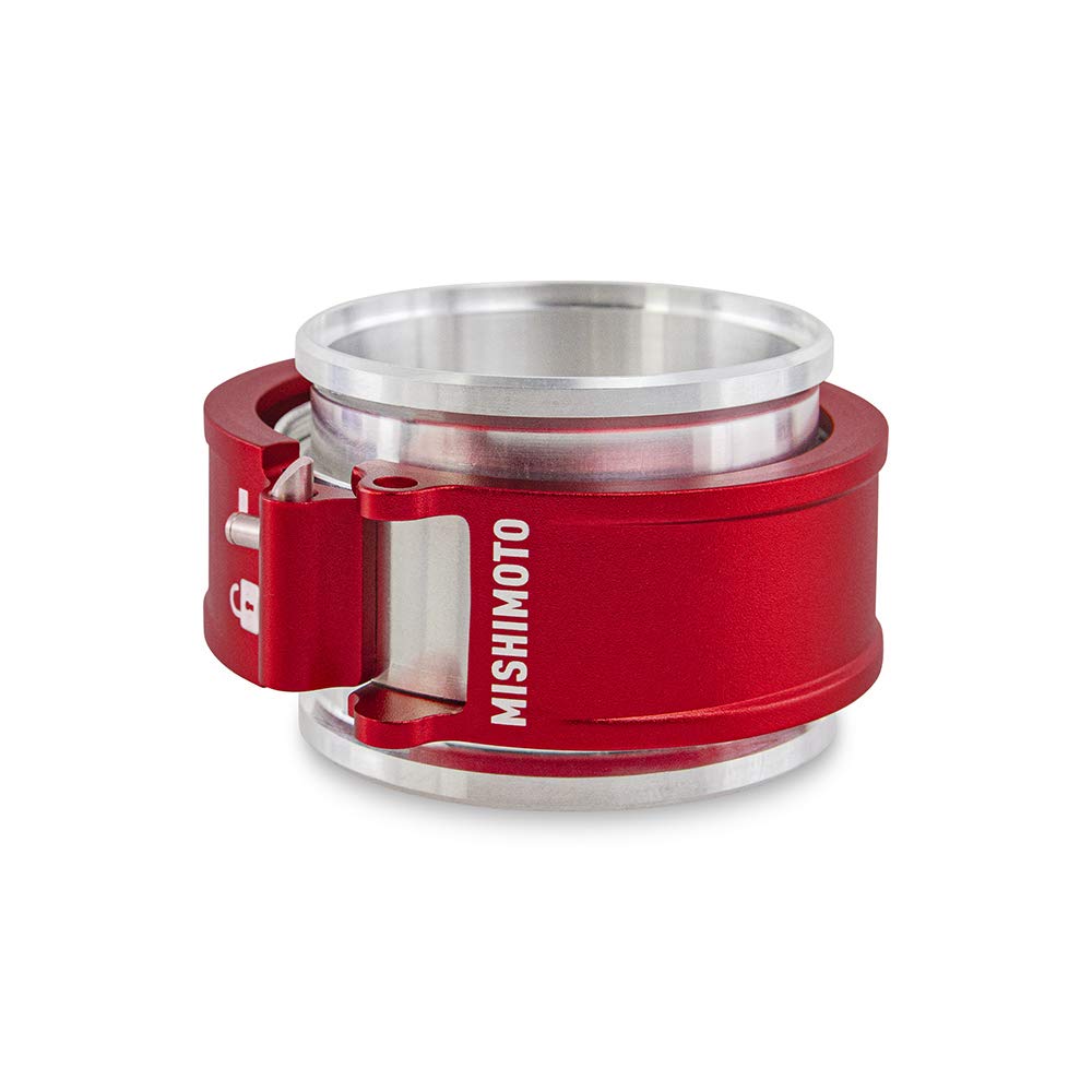 Mishimoto Mmclamp-Qd-25Rd Quick Release Clamp Assembly, 2.5 Red