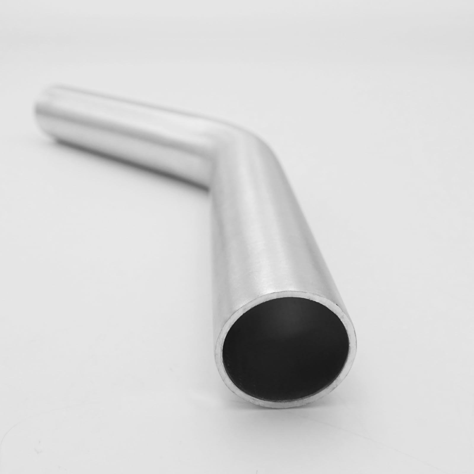 Ac Performance 1.5'' (38Mm) Od 45 Degree Aluminum Elbow Intercooler Pipe Air Intake Tube, 1.2D Radius, Brushed Finish