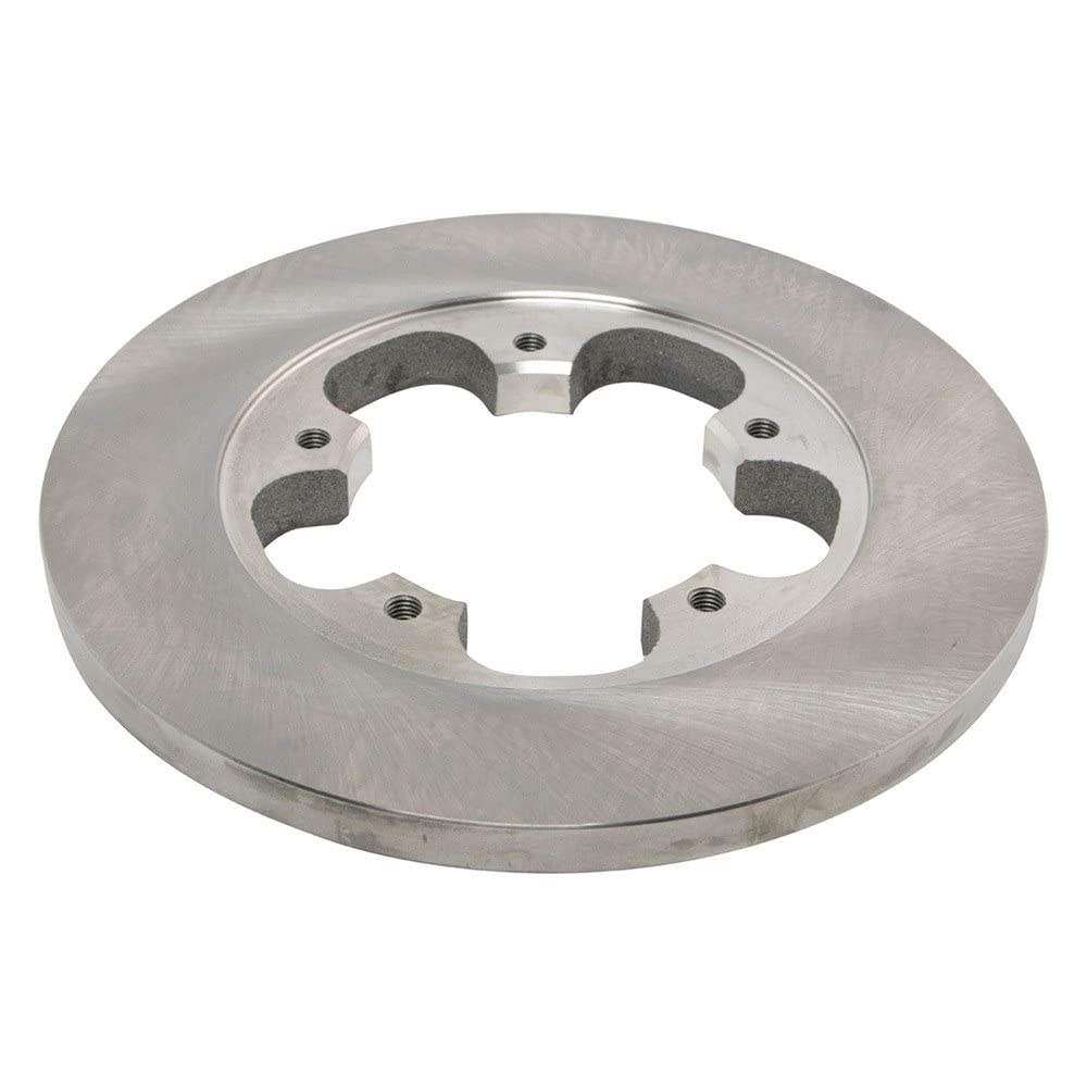 Trq Rear Brake Rotors Set Solid Compatible With 2015-2019 Ford Transit-150 Transit-250